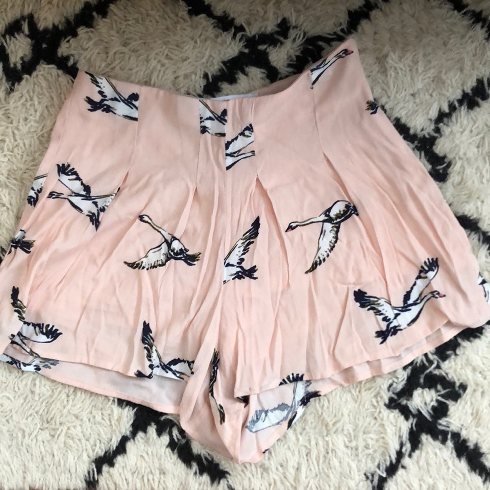 Boutique pleated shorts